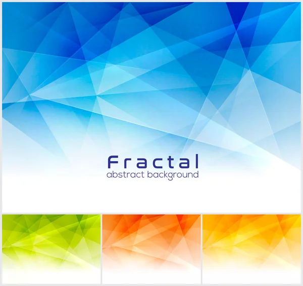 Fraktální abstraktní pozadí — Stockový vektor